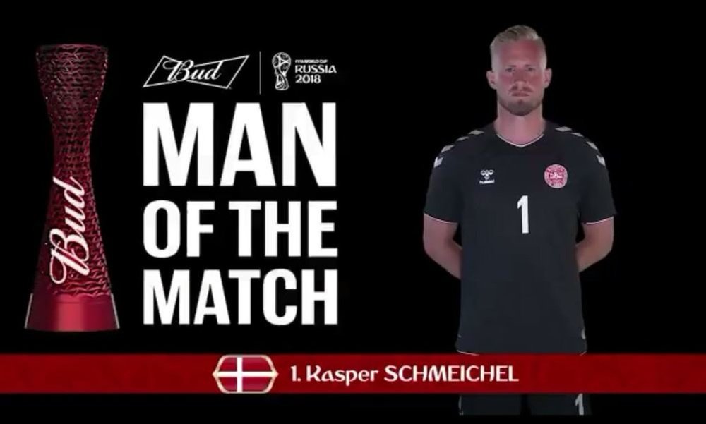 Schmeichel se llevó el reconocimiento pero no el pase a cuartos. FIFA