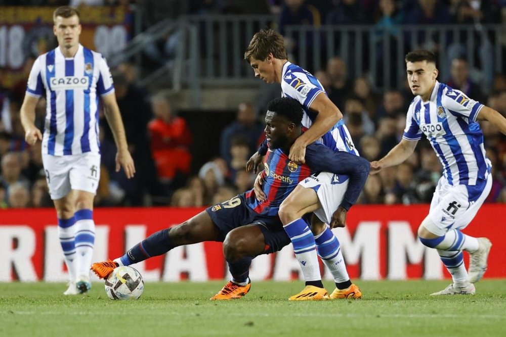 Kessie's future at Barcelona is uncertain. EFE