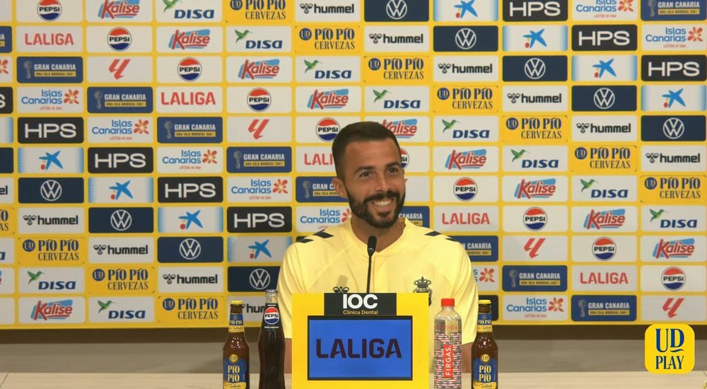 Kirian will return to training with UD Las Palmas. Screenshot/LasPalmas