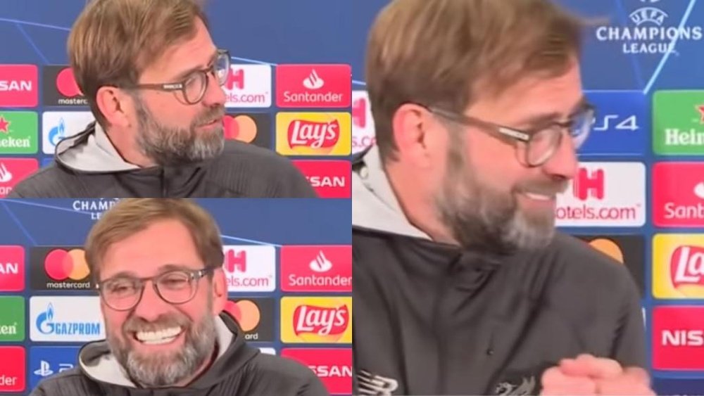 El técnico del Liverpool se disculpó con su traductor de alemán. Captura/AS