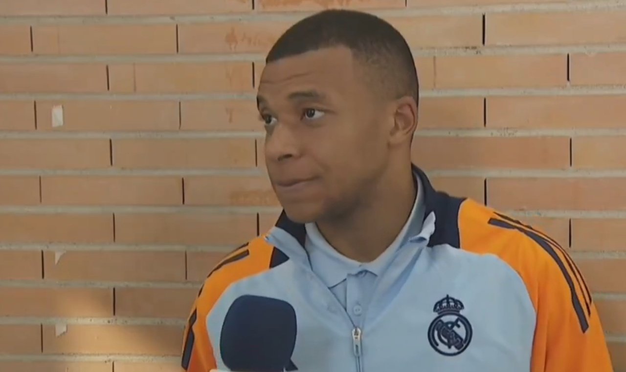 Mbappé habló sobre su posición ante el Leganés. Captura/Real Madrid TV