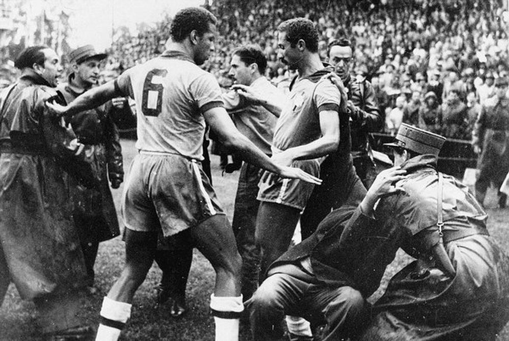 Imagen de la batalla de Berna entre Brasil y Hungría. FIFA