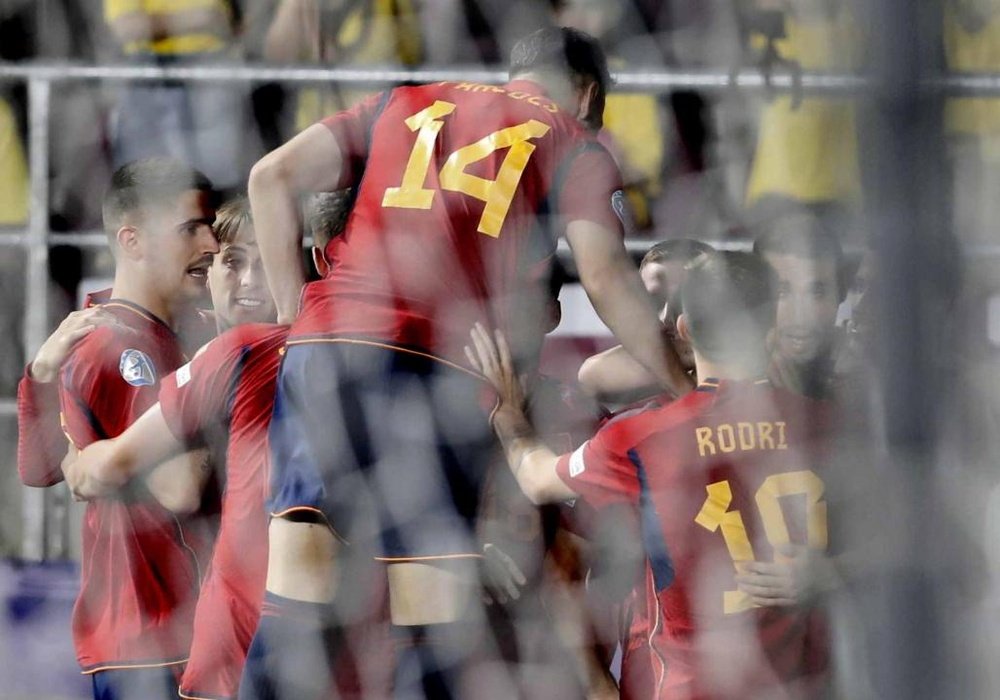España selló su clasificación para los cuartos de final. EFE