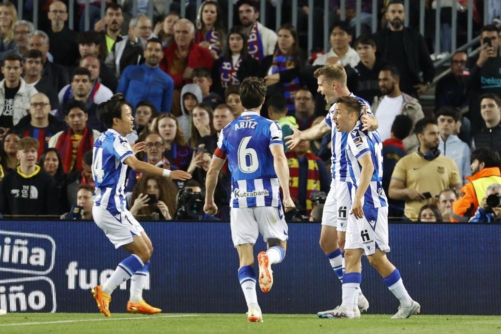 Sorloth doubles the lead on Barca. EFE