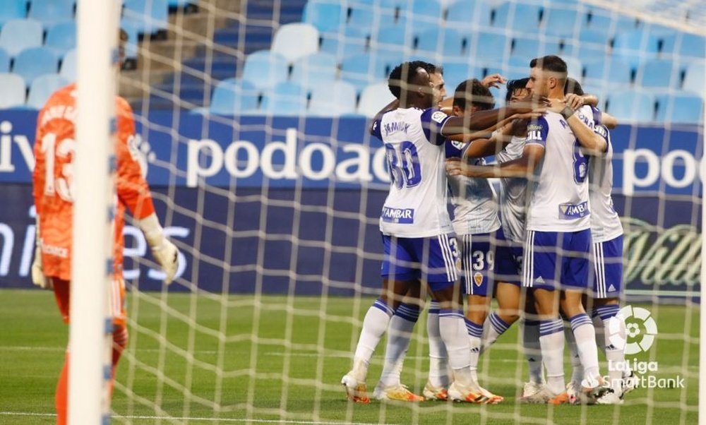 El Zaragoza volvió a sumar de tres en tres. LaLiga/Archivo
