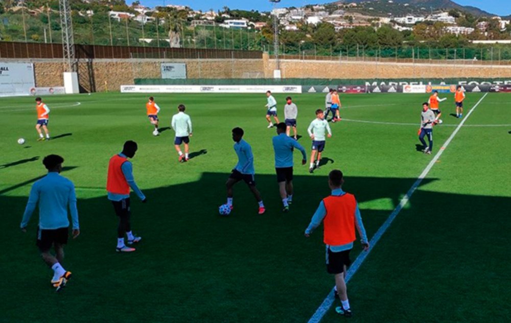 La Selección estaba entrenando en Marbella. SeFutbol