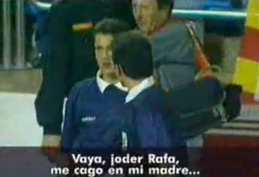 Mejuto y Rafa Guerrero protagonizaron uno de los momentos mas míticos del fútbol español. Canal+