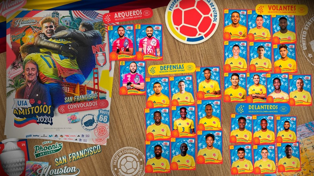 La liste de la Colombie pour la Copa América, avec James et Luis Díaz. FCFSeleccionCol