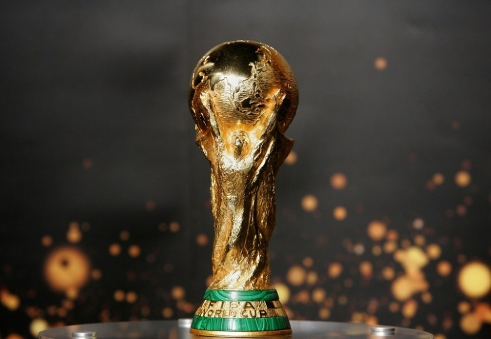 La Coupe du Monde ou le trophée le plus convoité par les joueurs de football. AFP