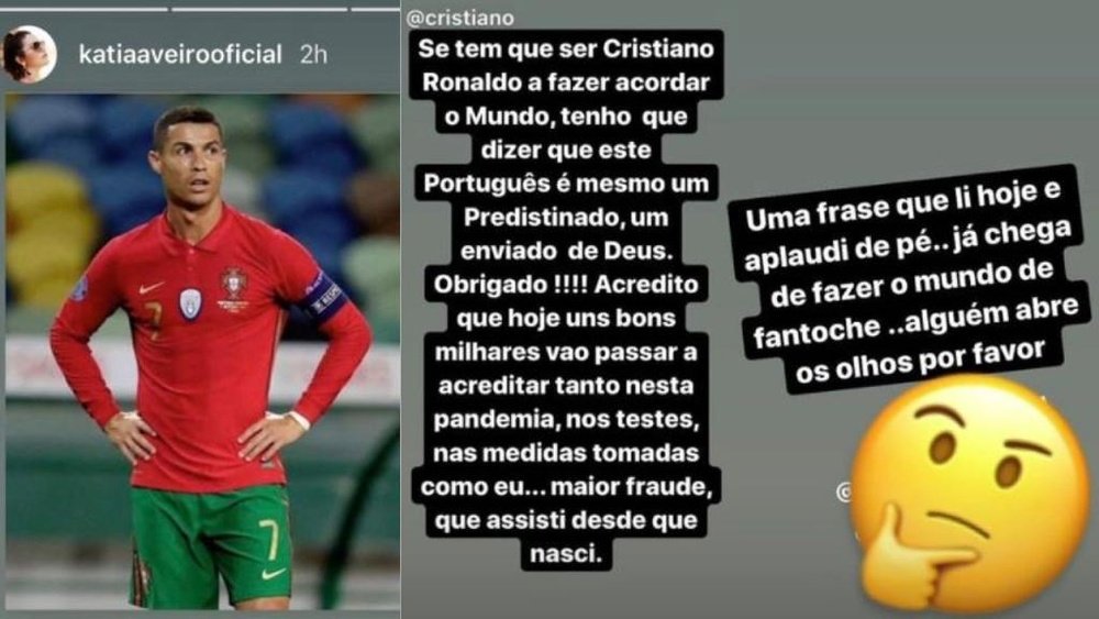 Katia Aveiro e suas declarações polêmicas. Instagram/katiaaveirooficial