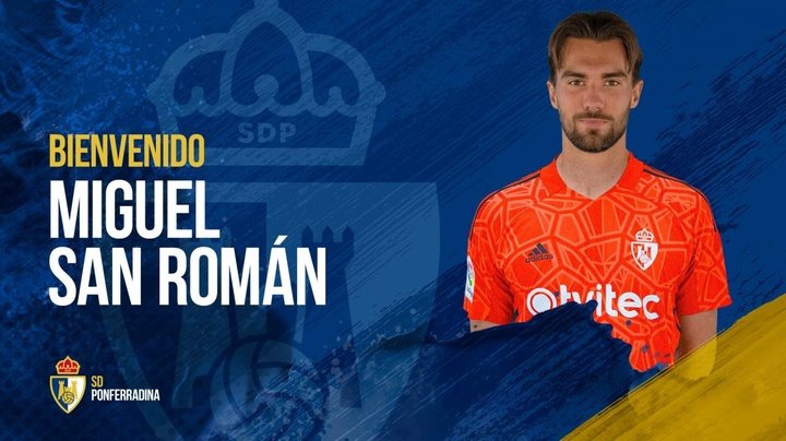 Miguel San Román, nuevo jugador de la Ponferradina