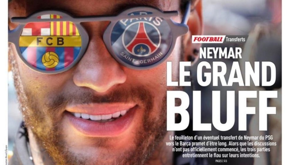 El divorcio de Neymar con París es absoluto. L'Équipe