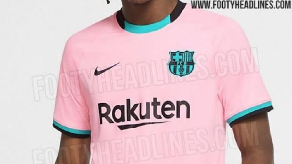 Le possible maillot third du FC barcelone pour 2020-21. Footyheadlines