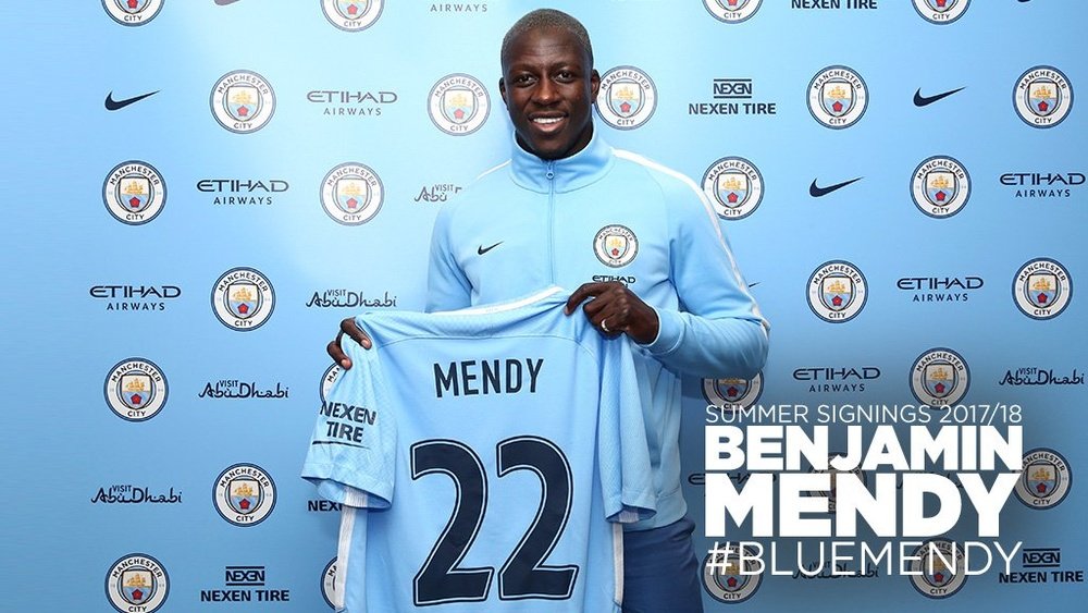 Benjamin Mendy a rejoint Manchester City. ManCity