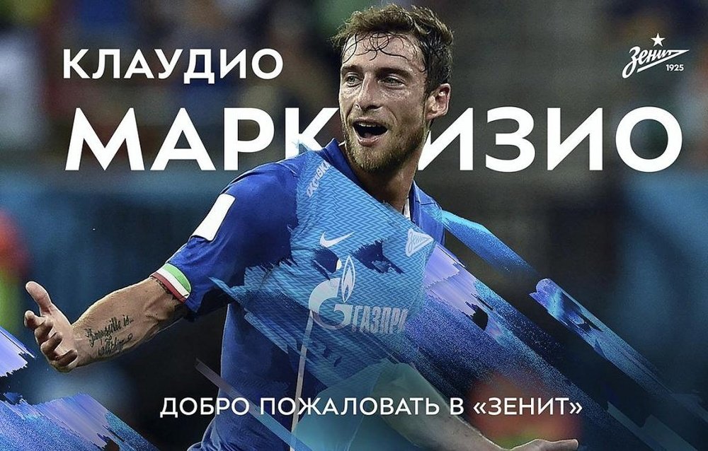 Marchisio spent his whole career at Juventus. Twitter/Zenit