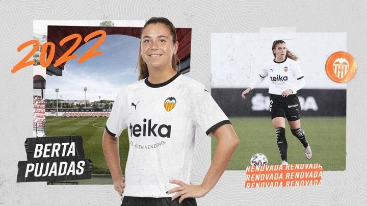 Berta Pujadas renueva con el Valencia hasta 2022