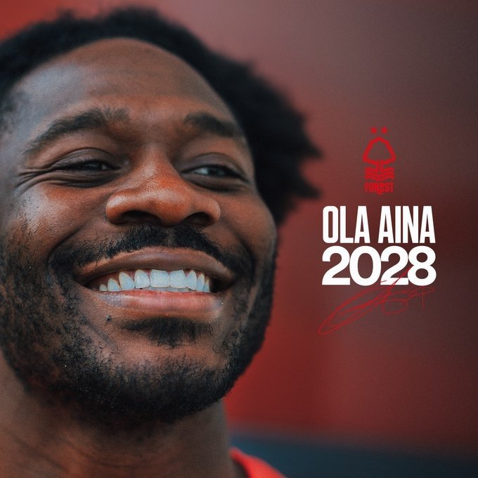 Aina extends Nottingham Forest stay. NFFC