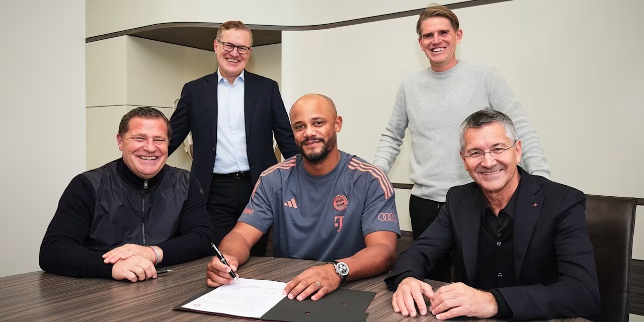 Bayern anuncia renovação de Kompany até 2029