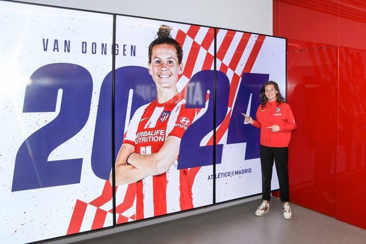 El Atlético de Madrid Femenino renueva a Van Dongen hasta 2024