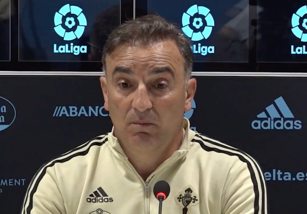 Carlos Carvalhal habló en la previa al duelo ante el Villarreal. Captura/RCCelta