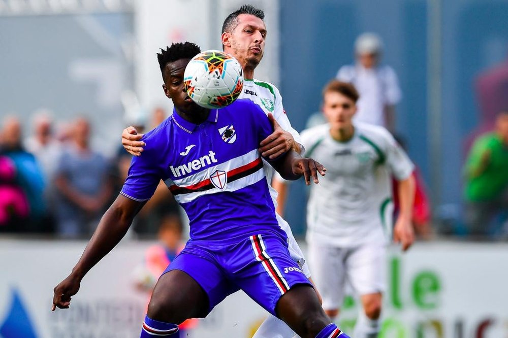 Exhibición goleadora de la Sampdoria. Twitter/Sampdoria