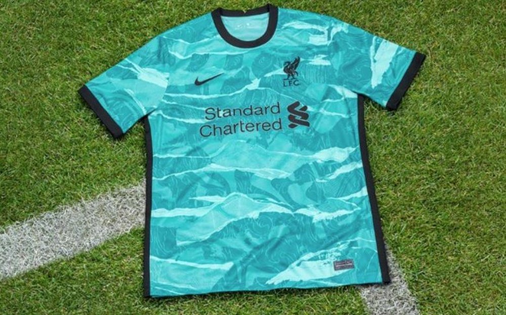 Liverpool have unveiled their away kit. Twitter/LiverpoolFC