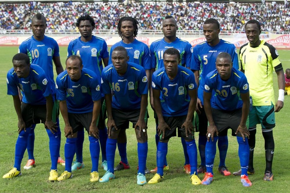 A los jugadores de Tanzania les regalaron un trozo de tierra. AFP