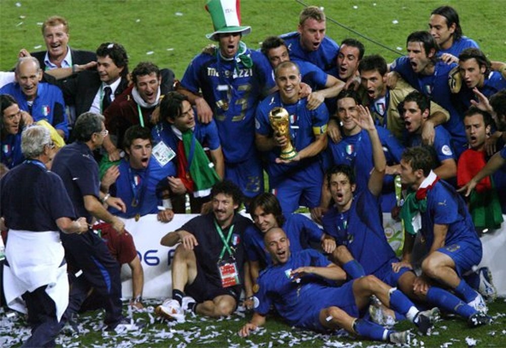 Italy after winning the 2006 World Cup. EFE
