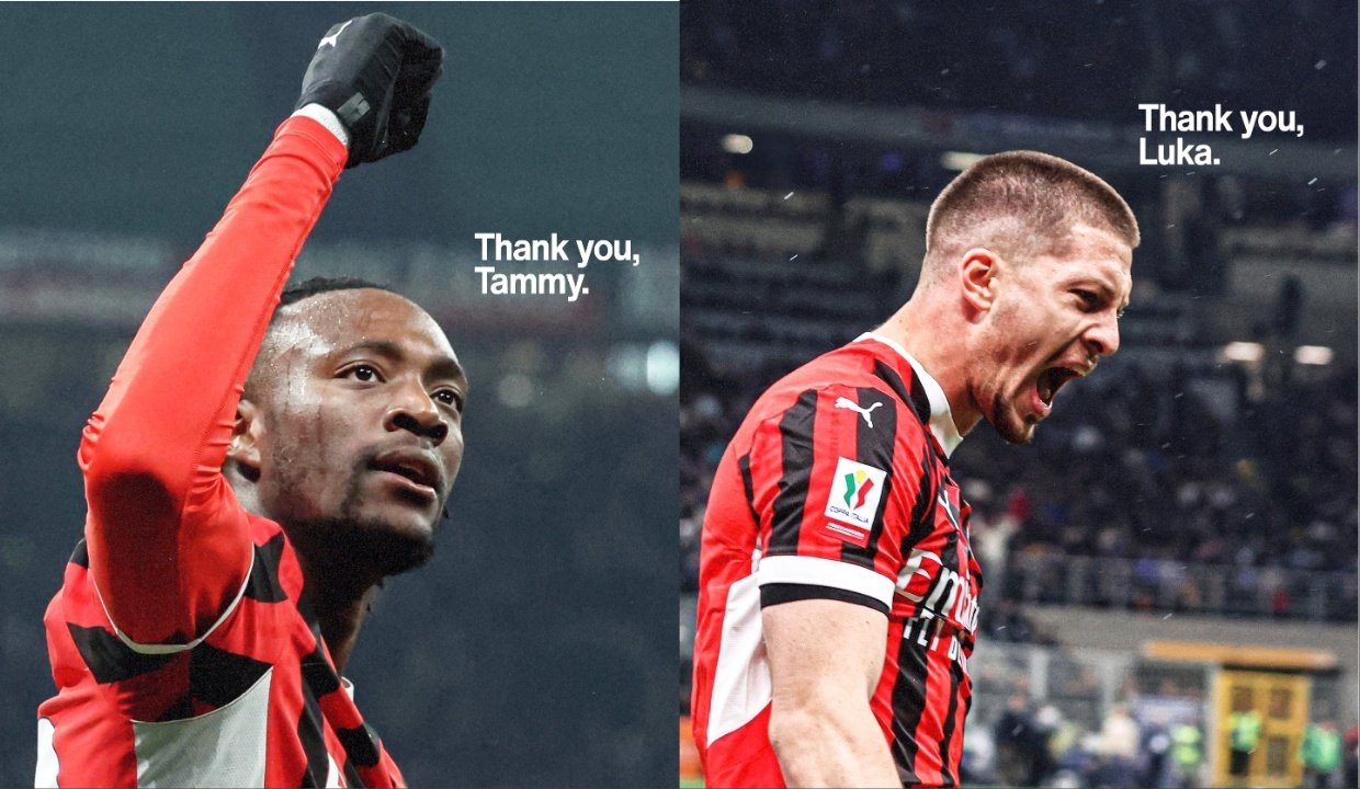 Luka Jovic finished the season with four goals in 17 games played. AC Milan