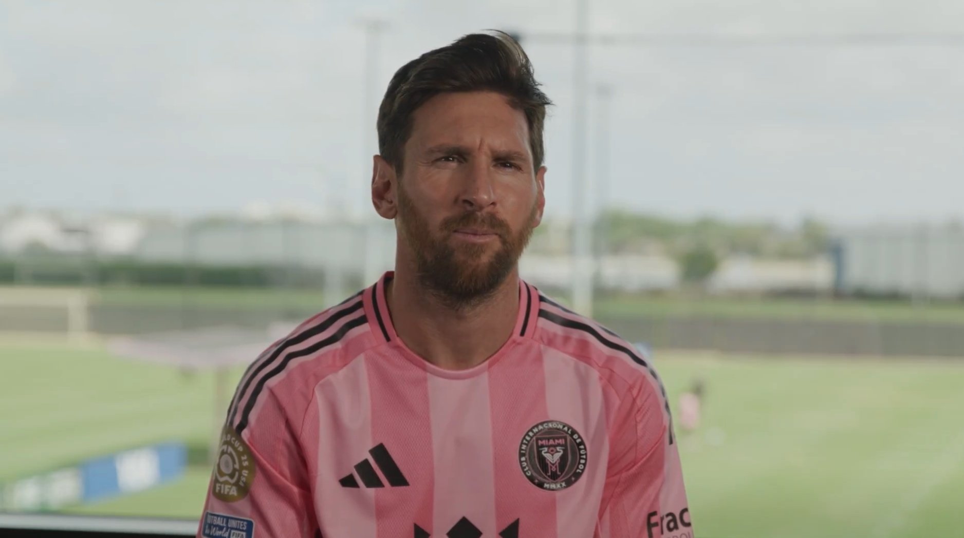 Messi habló antes de su debut en el Mundial de Clubes. Captura/FIFA