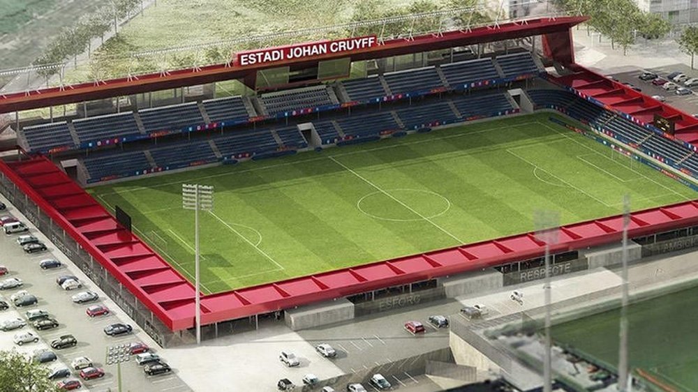 O futuro estádio blaugrana receberá o nome da lenda do Barça Johan Cruyff. FCBarcelona