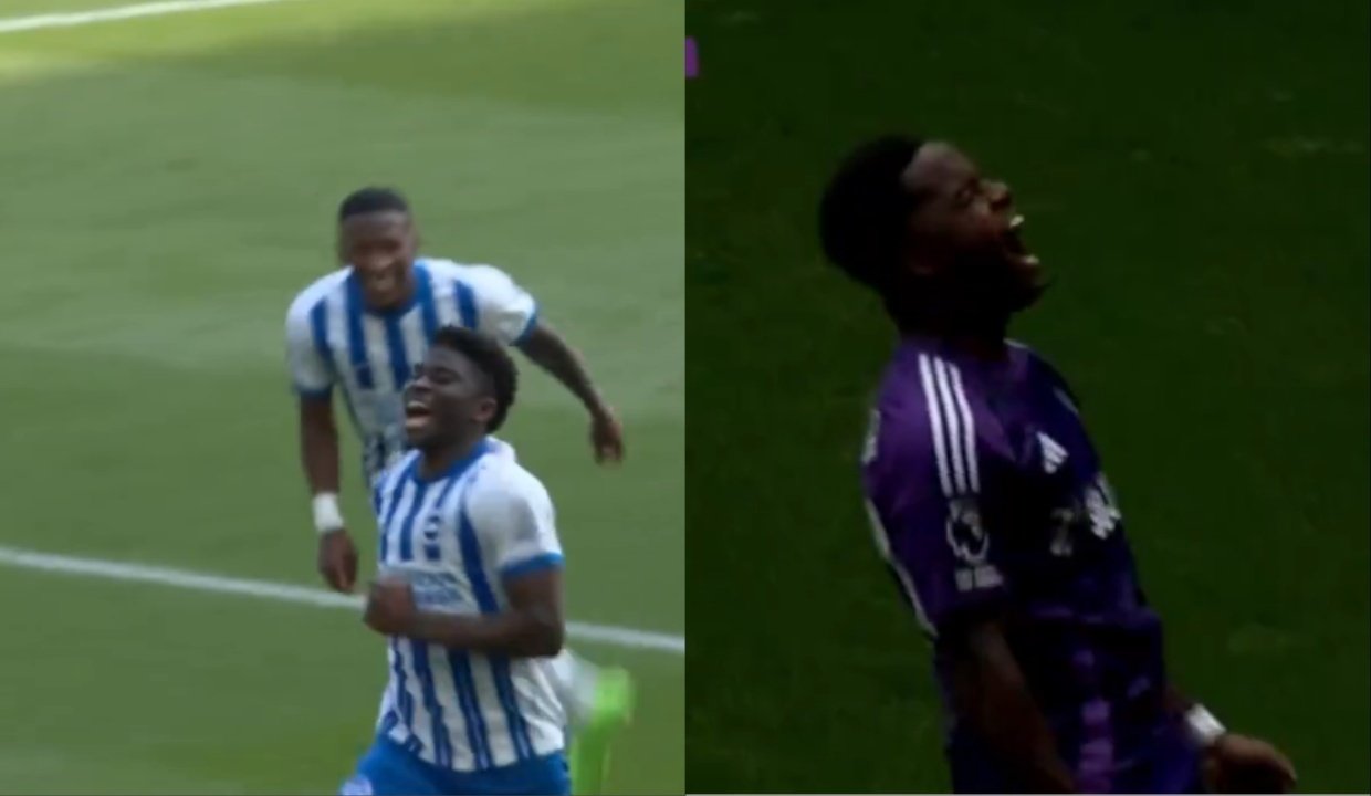 Brighton y Fulman se meten en la pelea por Europa. Captura/DAZN