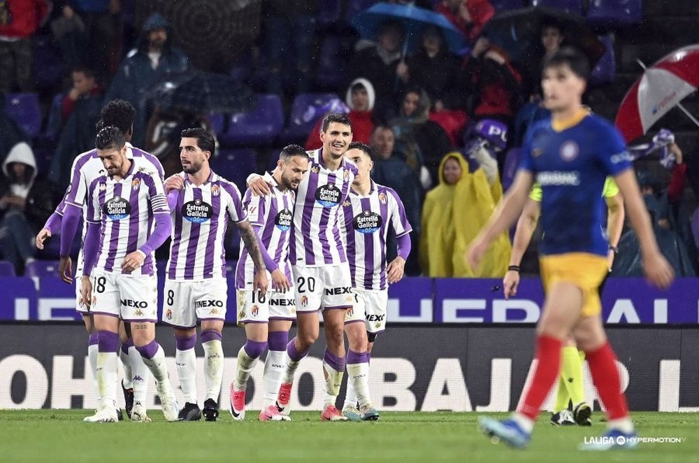 El Valladolid venció por 2-0 al Andorra. LaLiga