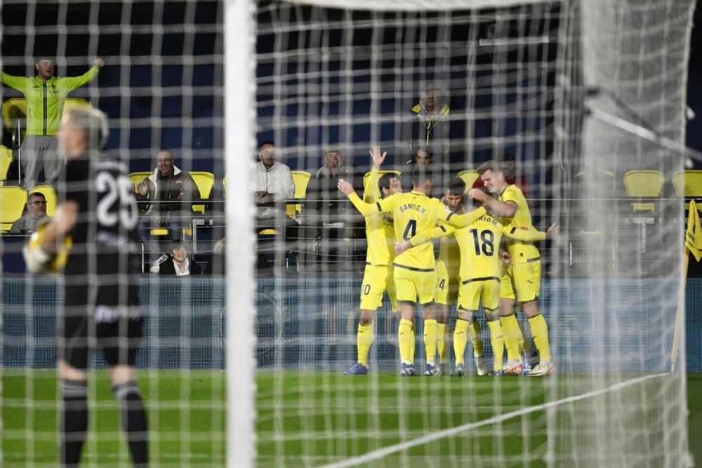 El Villarreal venció al Celta. EFE