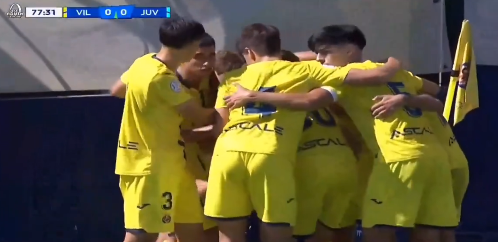 El Villarreal Sub 19 consiguió su primera victoria en la UEFA Youth League tras superar por la mínima a la Juventus de Turín. Manu Portela, con un golazo de falta, el encargado de dar los tres puntos al 'submarino amarillo'.