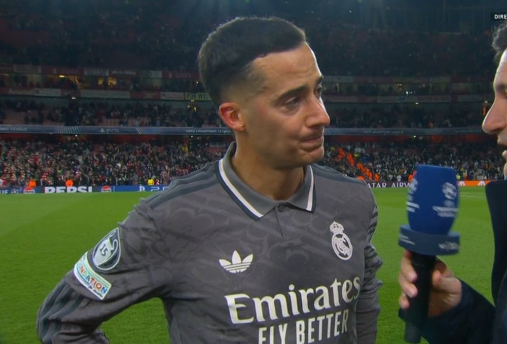 Lucas Vazquez urged his side to believe in a comeback. Screenshot/MovistarLigadeCampeones