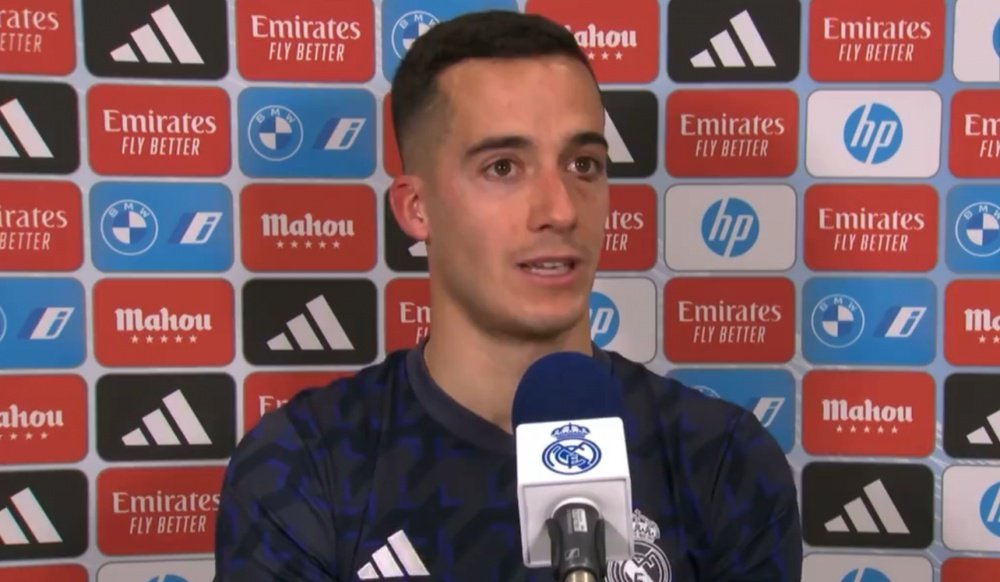 Lucas Vazquez spoke about Vinicius' incident with Mingueza. Screenshot/Real Madrid TV