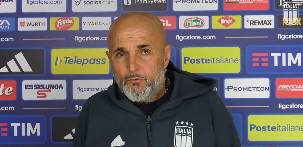 Spalletti in conferenza stampa. Youtube/Italia Add video