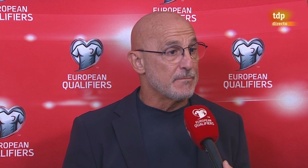 De la Fuente a salué la performance des joueurs contre la Turquie. RTVE