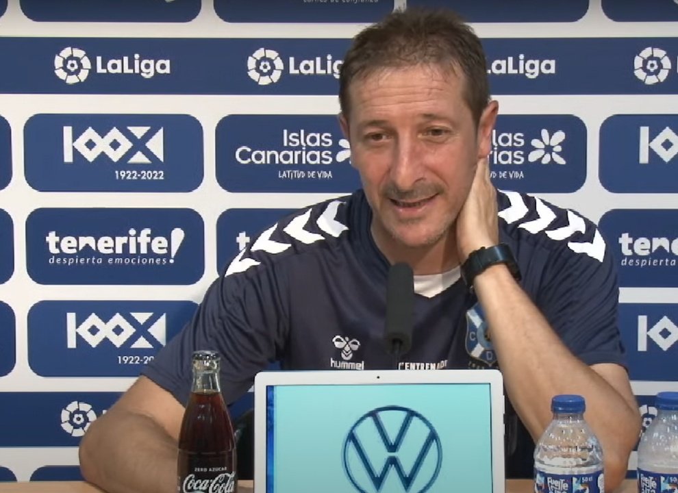 Ramis apuesta por la continuidad de Juan Carlos Cordero.  Yotube/CDTenerife