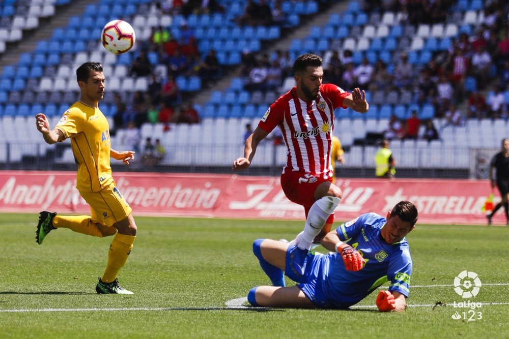Empate sin goles entre Almería y Alcorcón. LaLiga