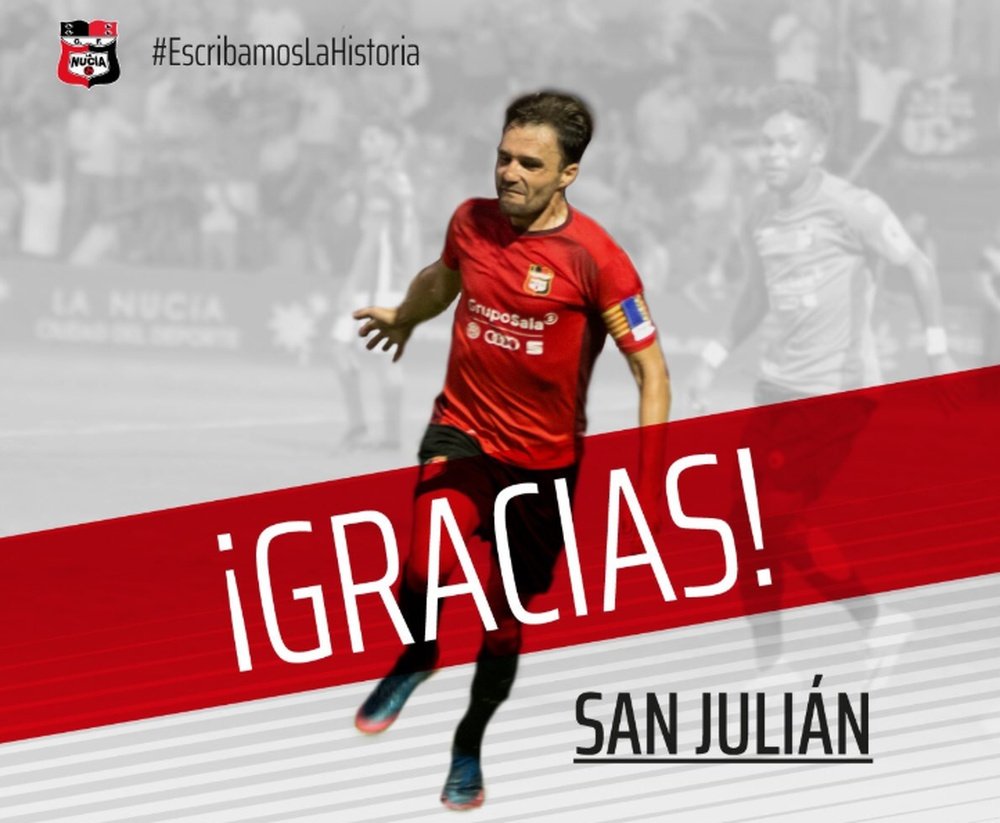 San Julián se retira del fútbol. CFLaNucia