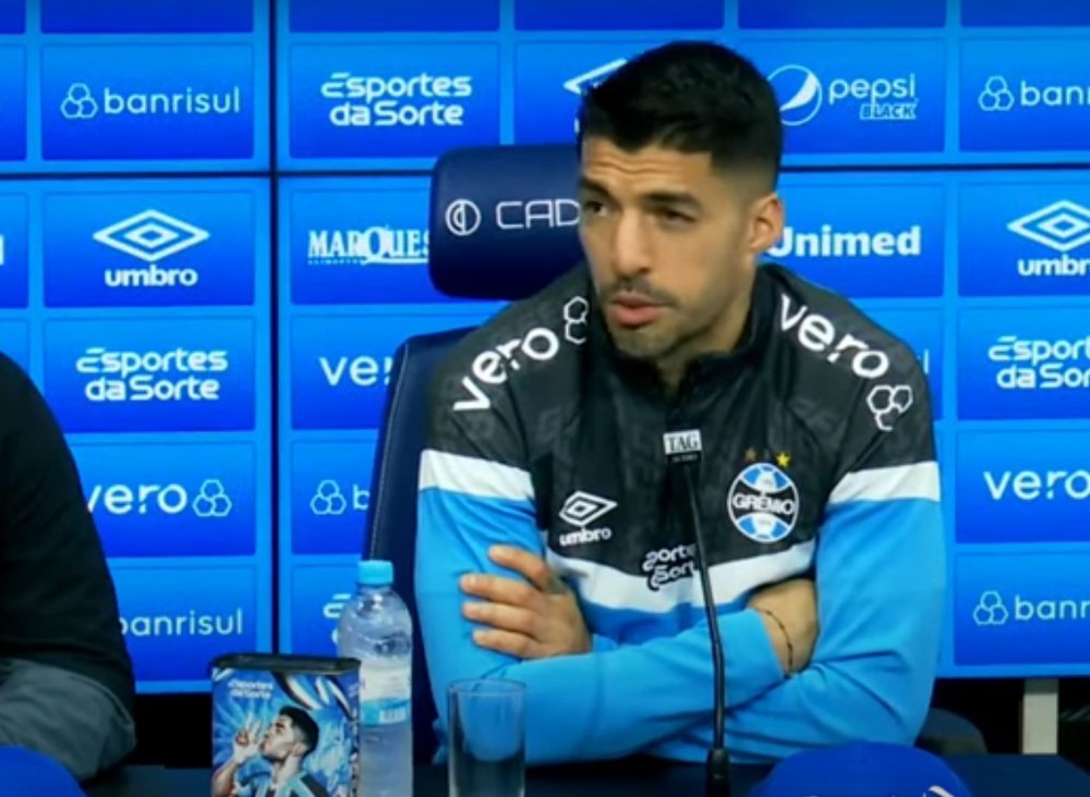 Suarez saluterà il Germio.  Youtube/Gremio