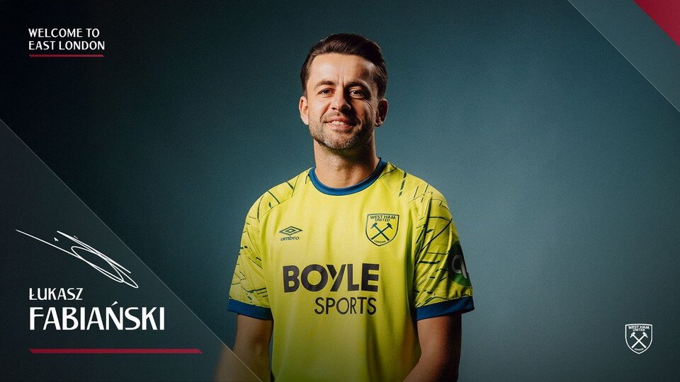 Fabianski has returned to West Ham due to Foderingham's exit. Screenshot/West Ham