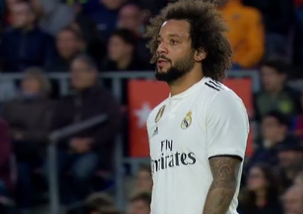 Marcelo est encore sorti sur blessure. Capture /BeinSport