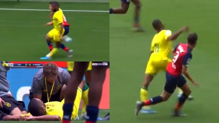 Terrible blessure de Marcus Coco pour ses débuts à Nantes