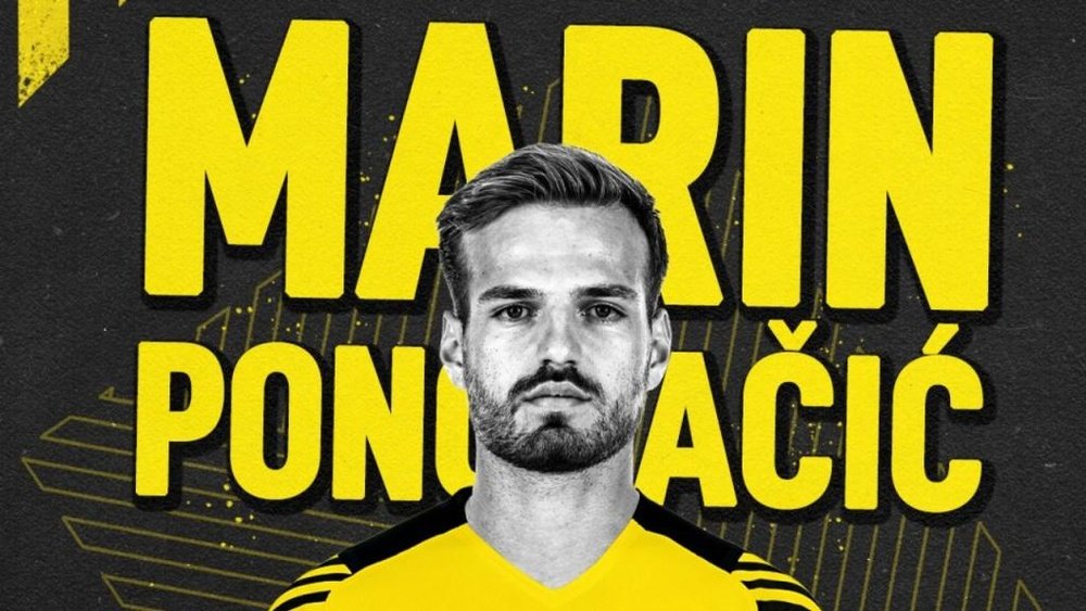 Marin Pongracic llega cedido al Borussia Dortmund. Twitter/BlackYellow