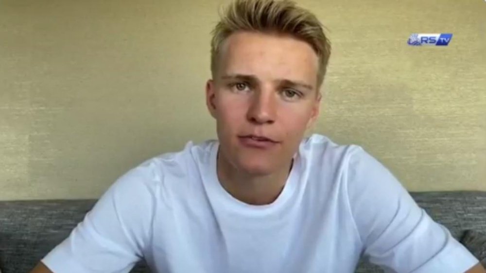 Odegaard returns to Real Madrid. Twitter/RealSociedad