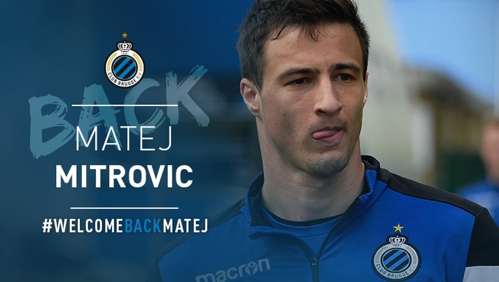 Mitrovic se convirtió en imprescindible en medio año. ClubBrugge