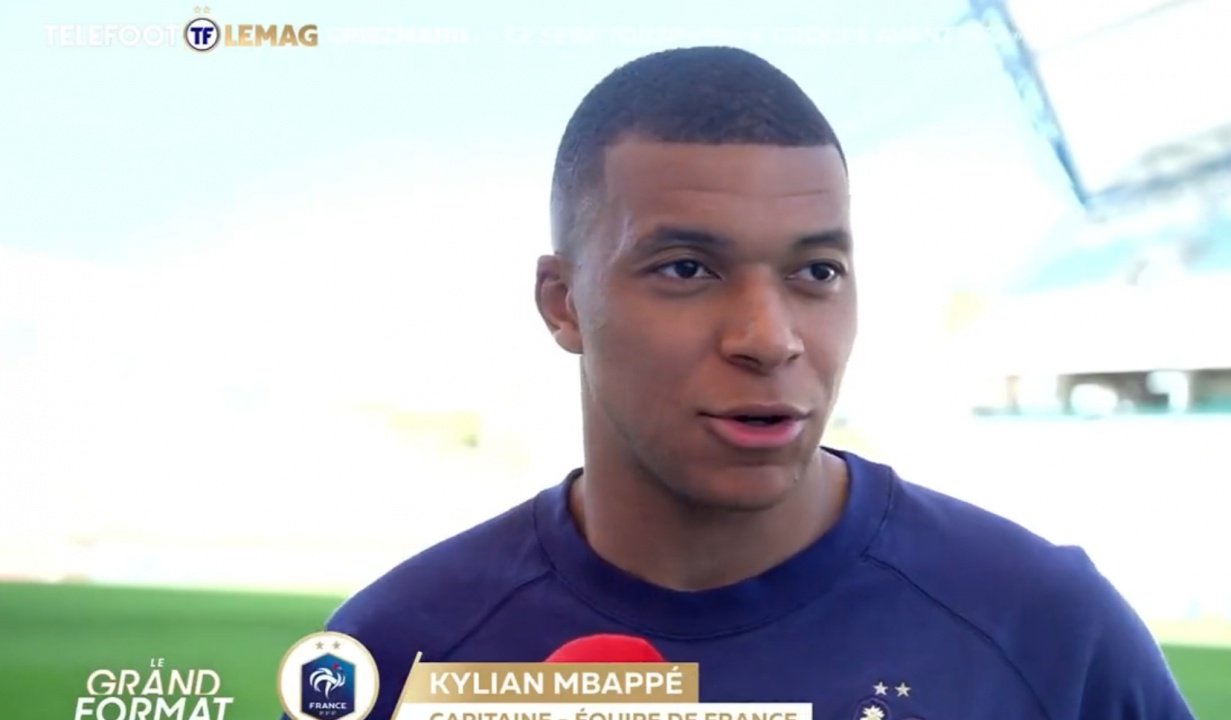 Mbappe once again said he was determined to stay another season with PSG. Screenshot/Telefoot